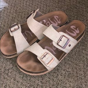 Super cute tan sandals from target!